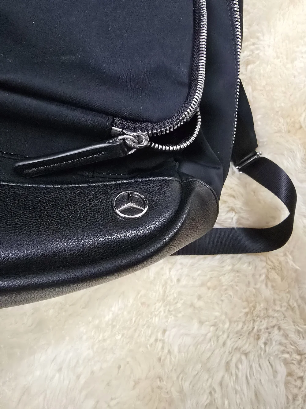Haerfest x Mercedes-Benz limited edition Black Backpack with Front Pocket